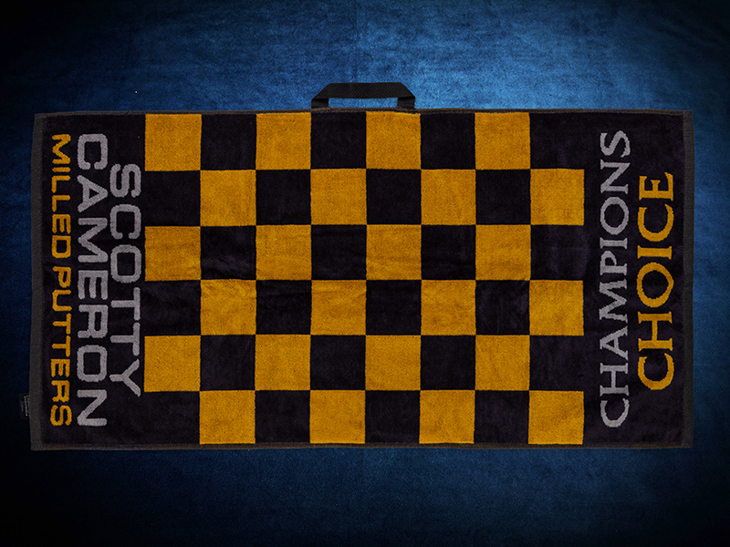 Serviette De Golf Scotty Cameron Speed Shop 2025 - Jaune N°62 - Neuve